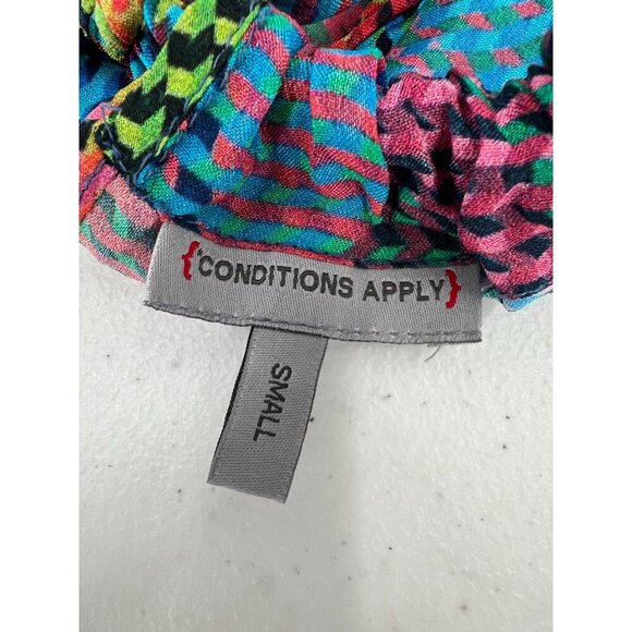 Anthro S Conditions Apply‎ Smocked Sheer Halter Top - Picture 2 of 10